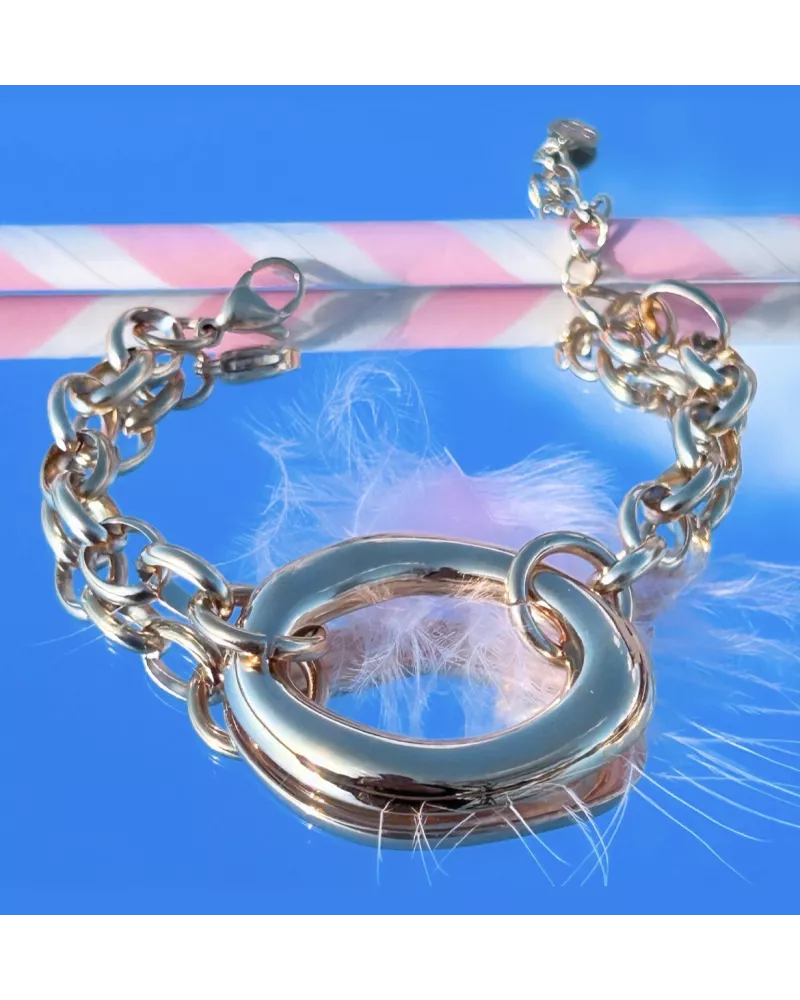 Bracelet acier doré Marina Luxe