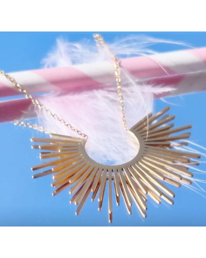 Collier acier Maëra