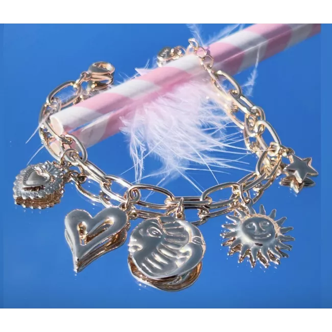 Bracelet Acier doré Cyrielle