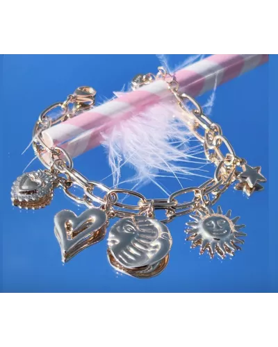 Bracelet Acier doré Cyrielle