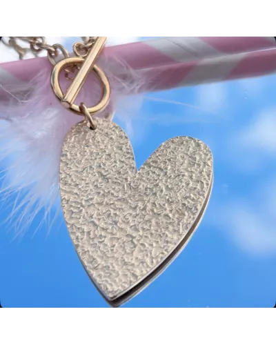 Collier Acier doré Célya