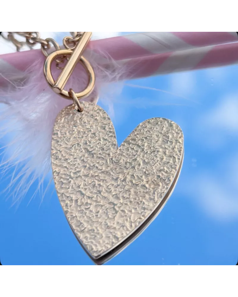 Collier Acier doré Célya