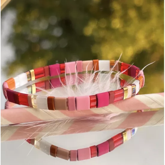 Nolya – Bracelet en perles japonaises colorées tendance