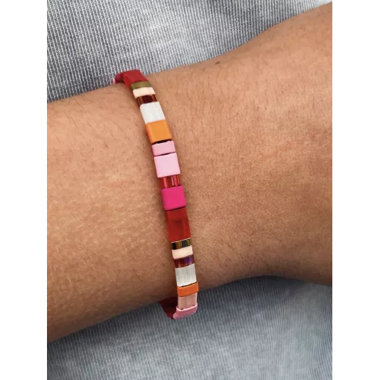 Nolya – Bracelet en perles japonaises colorées tendance