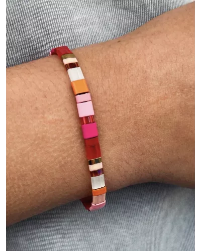 Nolya – Bracelet en perles japonaises colorées tendance