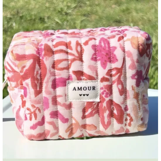 Juliette Pocket – Fleurs Romantiques Rosées
