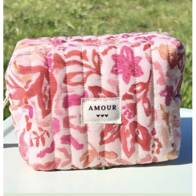 Juliette Pocket – Fleurs Romantiques Rosées