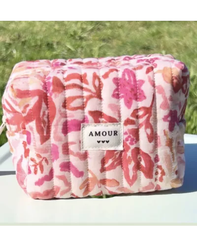 Juliette Pocket – Fleurs Romantiques Rosées