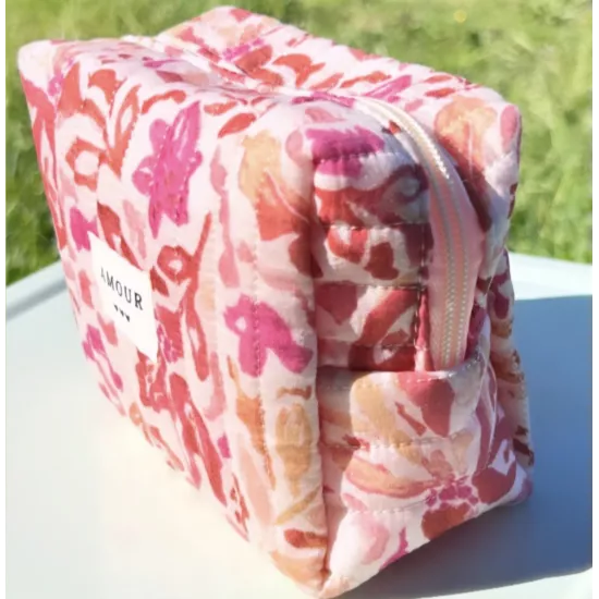 Juliette Pocket – Fleurs Romantiques Rosées