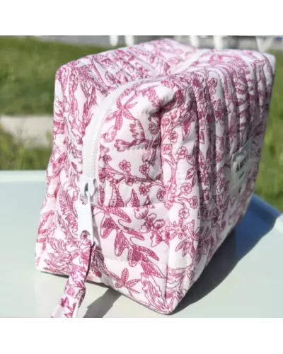Mini trousse femme rose – Pochette maquillage élégante | My Poupi