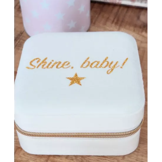 Boîte à bijoux de voyage Shine, baby! | La Poupinette Pocket