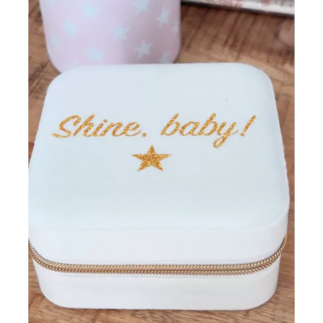 Boîte à bijoux de voyage Shine, baby! | La Poupinette Pocket