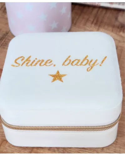 Boîte à bijoux de voyage Shine, baby! | La Poupinette Pocket