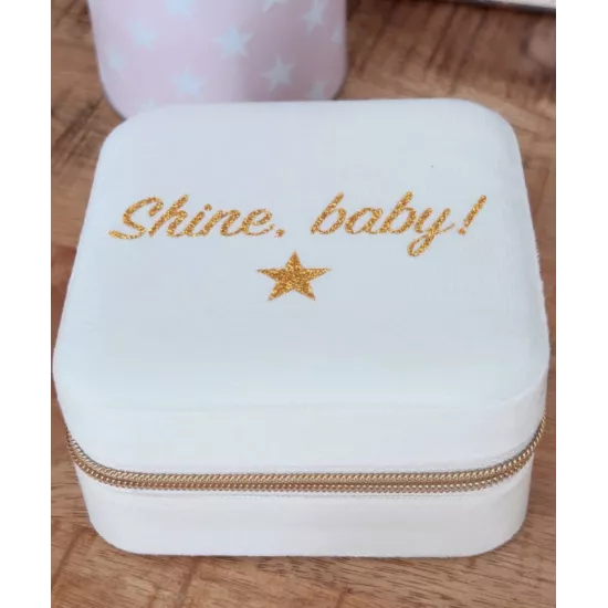 Boîte à bijoux de voyage Shine, baby! | La Poupinette Pocket