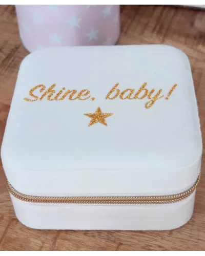 Boîte à bijoux de voyage Shine, baby! | La Poupinette Pocket