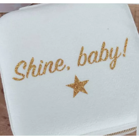 Boîte à bijoux de voyage Shine, baby! | La Poupinette Pocket