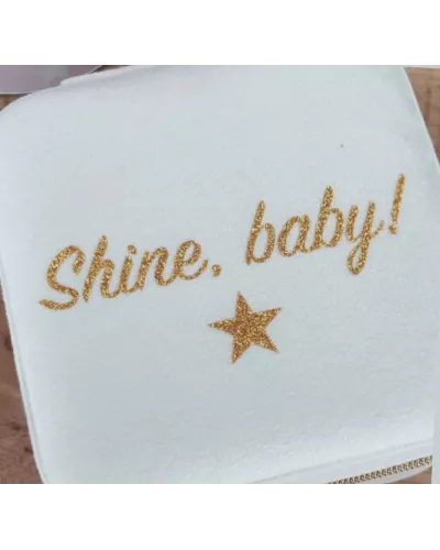 Boîte à bijoux de voyage Shine, baby! | La Poupinette Pocket