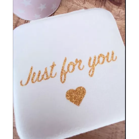 Boîte à bijoux de voyage Just for you | La Poupinette Pocket