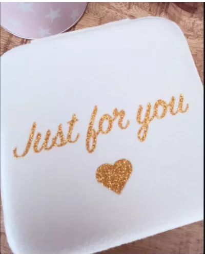 Boîte à bijoux de voyage Just for you | La Poupinette Pocket