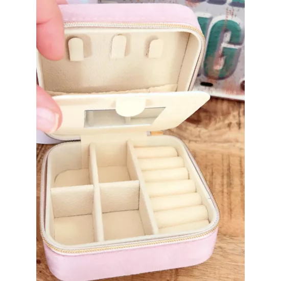 Boîte à bijoux de voyage Sweet vibes | La Poupinette Pocket