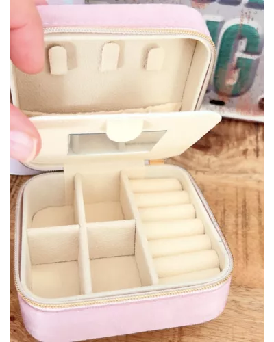 Boîte à bijoux de voyage Sweet vibes | La Poupinette Pocket