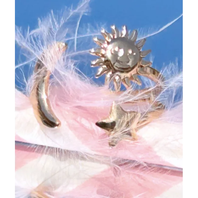 Bague acier doré Ilona - My Poupi