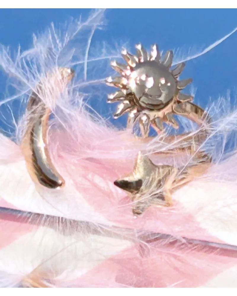 Bague acier doré Ilona - My Poupi