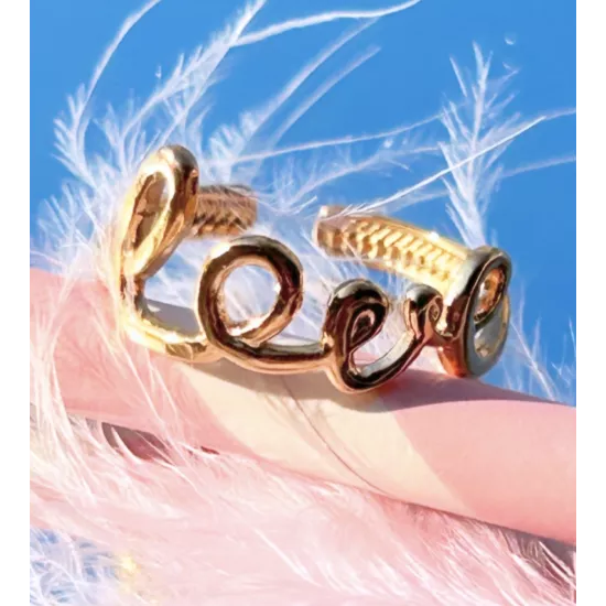 bague-madeleine-love-acier-inoxydable-dore