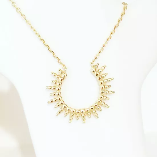 collier Demisol plaqué or
