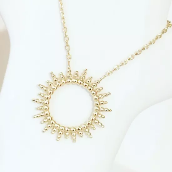 collier Demisol plaqué or