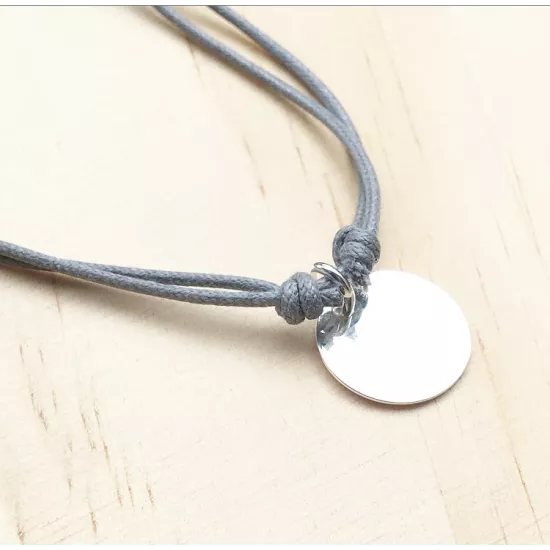 Collier Round Argent