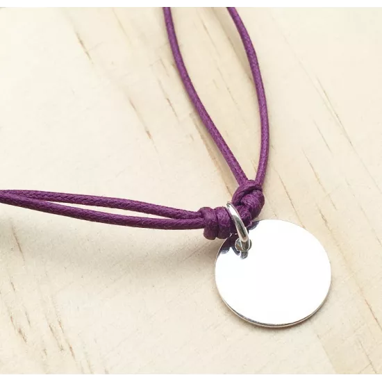 Collier Round Argent